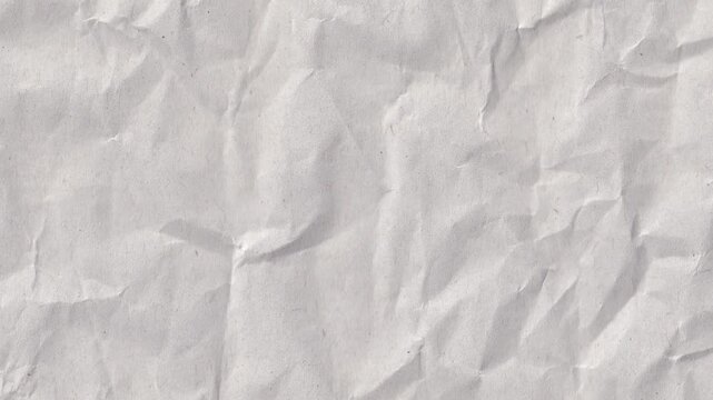 Crumpled paper texture background motion. Wrinkled surface backdrop.