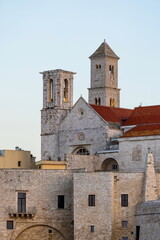 Fototapeta premium Campanile della Cattedrale di Santa Maria Assunta a Giovinazzo ( Bari, Puglia , Italia)