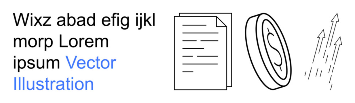 Copyright, intellectual property, digital security, legal documentation, authentication, educational material. A document, a copyright symbol and arrows. Copyright and intellectual property concepts