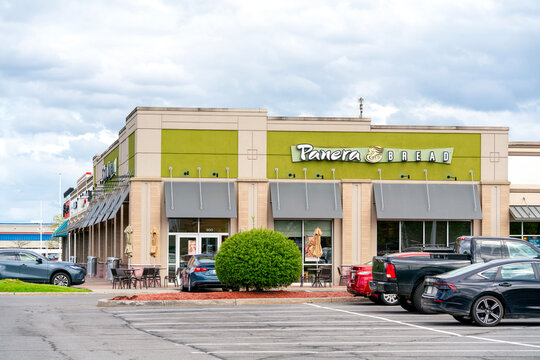 Cicero, NY - May 2, 2026: Panera Bread is a fast-casual bakery-cafe chain founded in 1987 as St. Louis Bread Co., later branded as Panera Bread, and became one of North America's largest chains