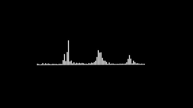 Premium Vertical Bar Audio Visualizer and Music Spectrum Overlay | High Quality Black Screen Sound Waveform Animation for DJs | Best Audio React Visualizer for Professional Music Production