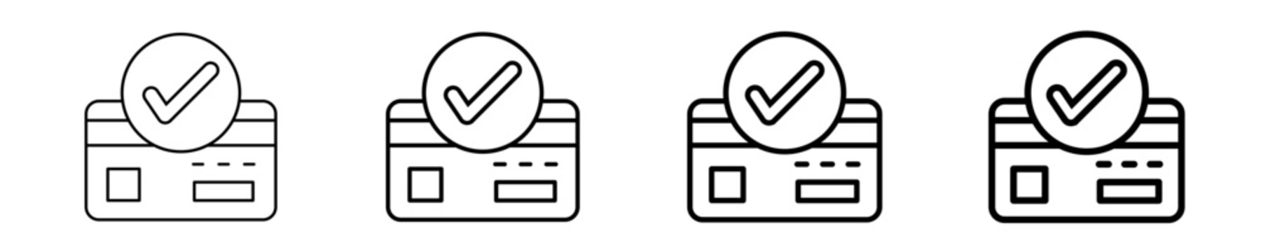 Pos Terminal Icon Set Different Style Collection