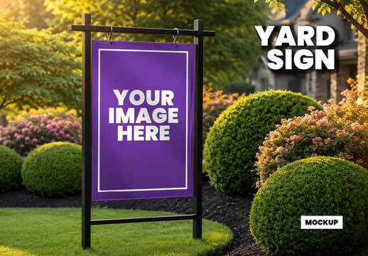 Yard Sign Mockup