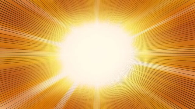 sun light burst background with spinning ray line illustration