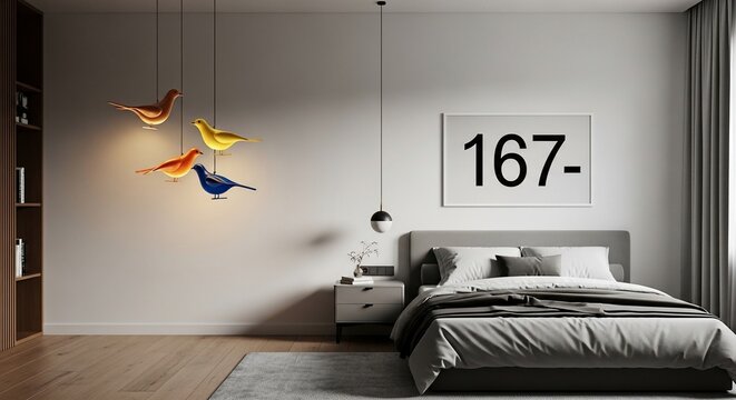 Modern bedroom interior design
