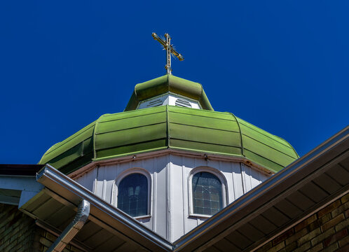 St. Stephen the Great and Nectarius Romanian Orthodox Church as seen on April 26 2026.