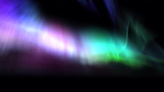 Northern Lights Magical Ballet Aurora Animation Background Loop