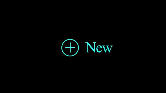 Blue glowing plus symbol on dark background new innovation concept