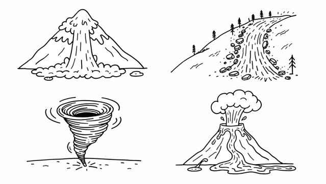 Volcanic eruption and natural disasters.