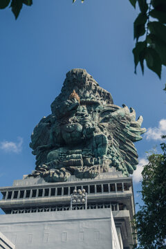 The newest Garuda Wisnu Kencana statue at the GWK (Garuda Wisnu Kencana) tourist location in Jimbaran, April 3, 2026, Bali, Indonesia