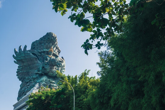 The newest Garuda Wisnu Kencana statue at the GWK (Garuda Wisnu Kencana) tourist location in Jimbaran, April 3, 2026, Bali, Indonesia