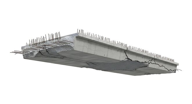 Construction site metal building framework.