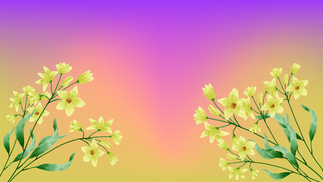 spring flowers in the grass