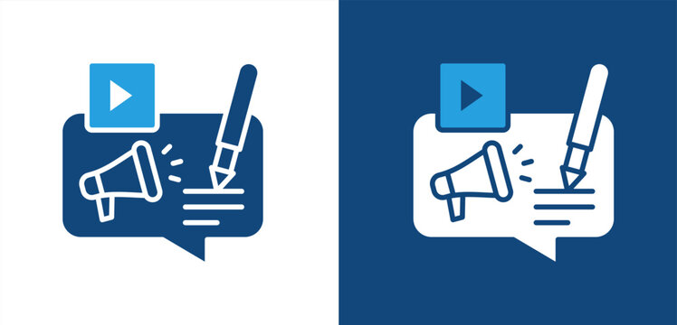 Target Audience icon, with light and dark.