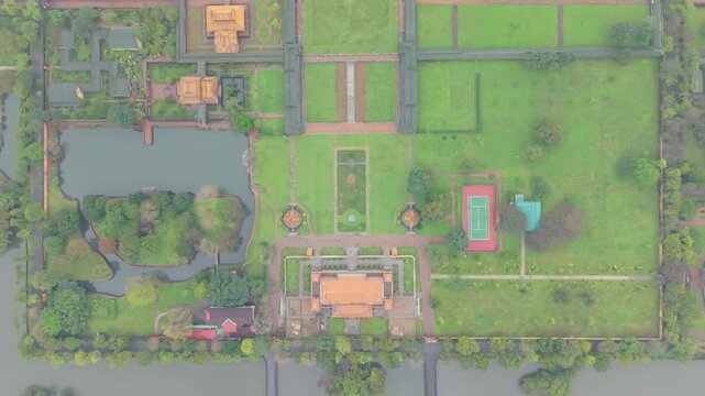 Historical Site Overview. Imperial Fortress With Water Features. Survey Of Ancient Citadel And Surrounding Defenses. Mapping And Restoring Historic Imperial Structures And Landscape Features
