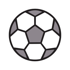 Fototapeta premium Soccer Ball Icon for Sports, Football Games, and Athletic Competition Concept