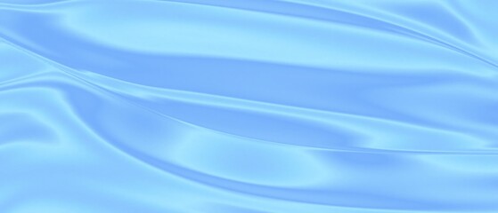 Fototapeta premium Light blue satin fabric texture
