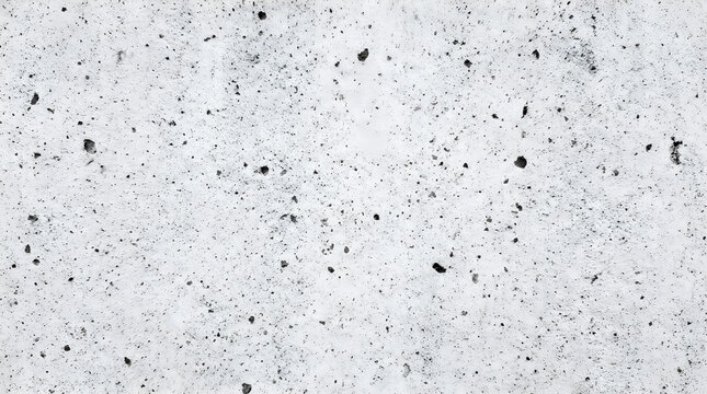 Detailed close-up of rough, weathered concrete wall surface texture with natural imperfections and speckled grunge background