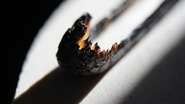 Macro shot of burnt sugar crystals