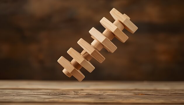 wooden fence on a wooden background
