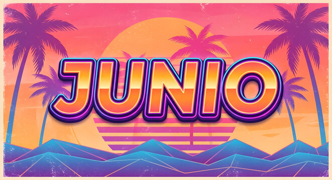 Texto de Junio retro summer
