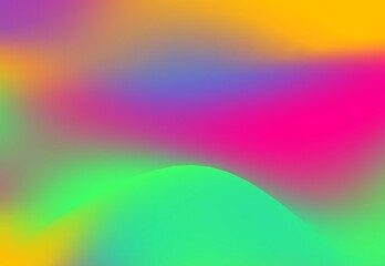 Obraz premium Vibrant colorful background with green circle