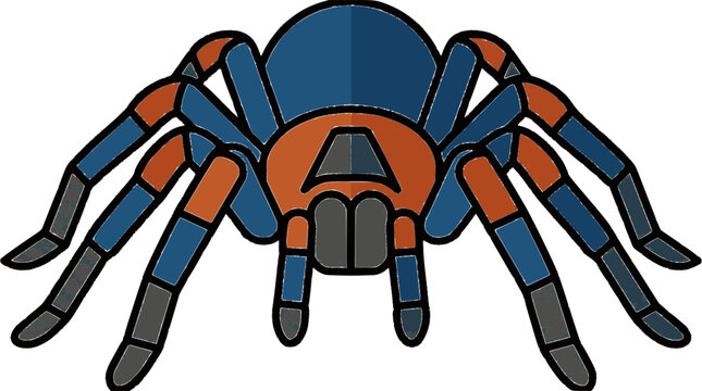 Tarantula Spider Vector Illustration