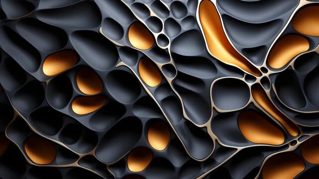 Detailed close-ups of abstract designs with shapes and colors. The focus is on how lines and forms create interesting patterns.