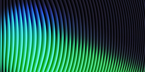 Fototapeta premium Abstract gradient wave pattern with vibrant blue and green hues