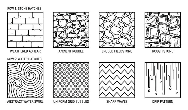 Weathered ashlar stone wall pattern, ancient rubble texture, eroded fieldstone and rough stone backgrounds.