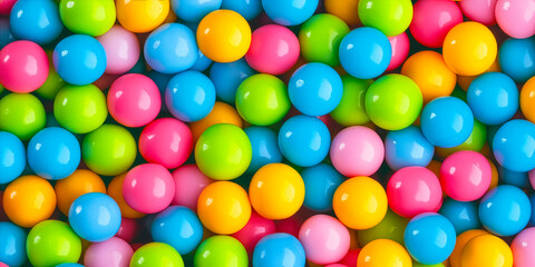 Obraz premium Colorful candies packed tightly together