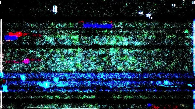 Glitch Vhs  Video Overlay Loop 4k