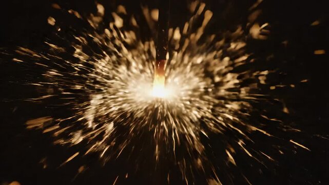 Explosion of Light and Particles ideal for sleek commercial backgrounds and title sequences