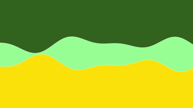 127 Wave Line Light Green 2Lines Fast Down B - Animated Background Loop