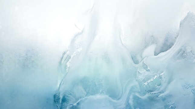 Abstract winter gradient with soft cool white tones and subtle icy blue texture