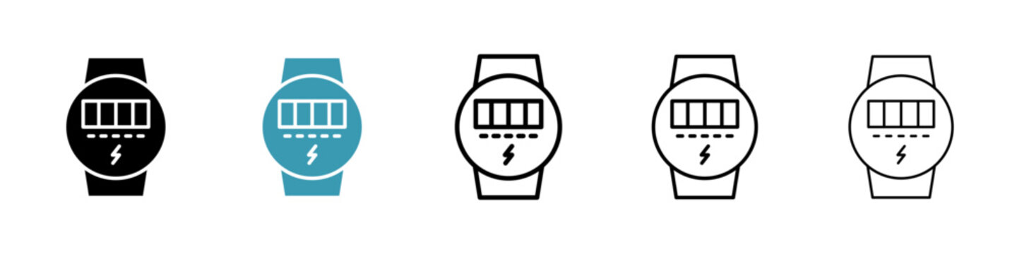 electric meter icon in flat style. Basic vector symbol illustration