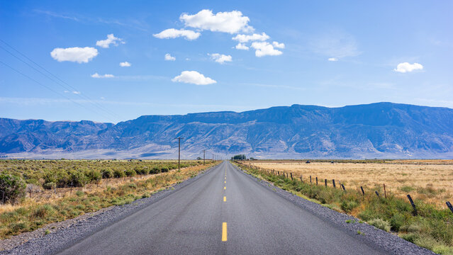 Hart Mountain Road In Eastern Oregon