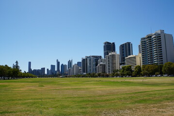 Obraz premium Downtown Perth Skyline - Capital of Western Australia 