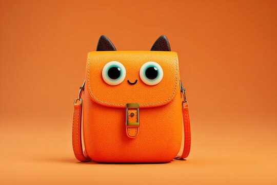 cute cartoon style 3d cat bag 