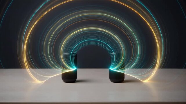 Focused Sound Fields Emanate from Stereo Speakers