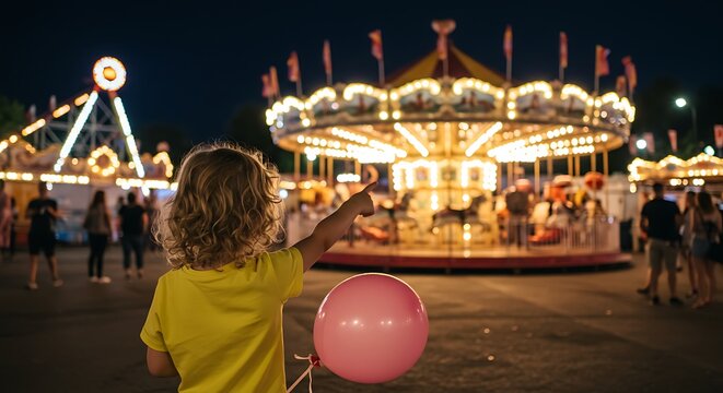 Carousel Dreams: A Night at the Fair