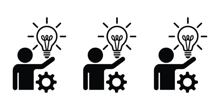 Proactive strategy planning action icon set, modern flat illustration of planning tools including calendar checklist roadmap and analytics icons for productivity organization and corporate development