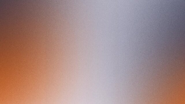 Smooth abstract color gradient with orange glow and blue shadow tones, stylish grainy texture background for futuristic motion graphics, creative templates, intros, and animations