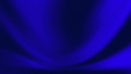 Naklejka premium Abstract blue background with a very subtle gradation and shimmering light on the sides of the curves creates a soft, shiny effect