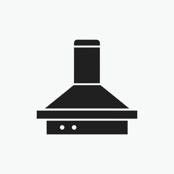 kitchen chimney exhaust hood icon template