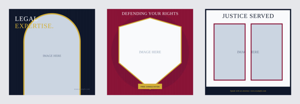 Professional Law Firm and Legal Justice Design Template