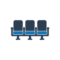 Obraz premium Cinema Audience Hands Clapping Icon