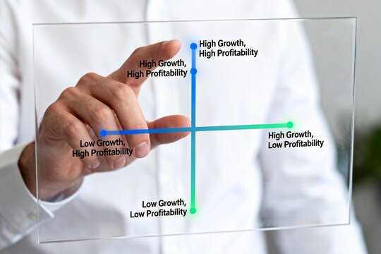 Business Growth And Profitability Graph