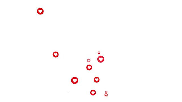 Thumbs Up, love react Animated Emoji. Social Media Facebook New Style Live React Emotion Icon