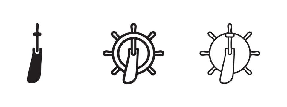 Ship Engine Order Telegraph Nautical Command Icons